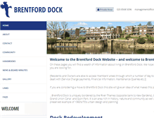 Tablet Screenshot of brentforddock.com